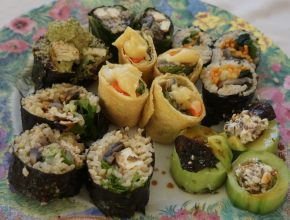 Vegan Foodies Club - Sushi Style Rolls and Wraps
